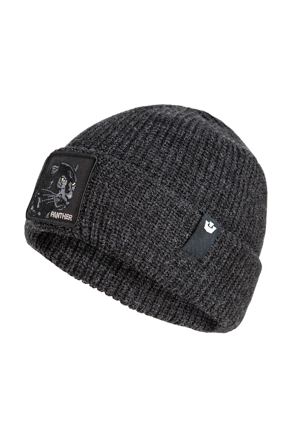 Goorin Bros czapka The Panther Beanie 107.2489 czarny AA00