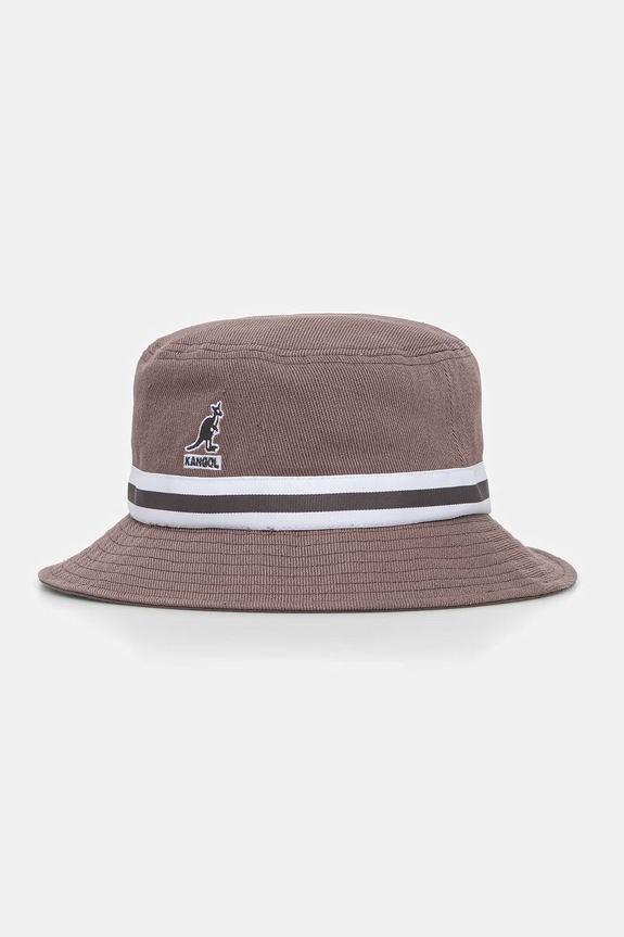 Kangol glugă din bumbac STRIPE LAHINCH violet K4012SP.WG036