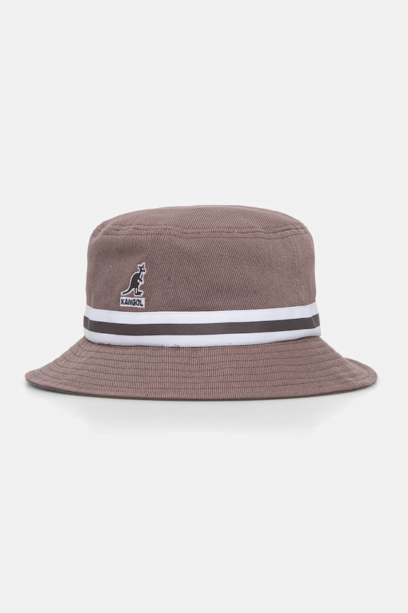 Kangol glugă din bumbac STRIPE LAHINCH violet K4012SP.WG036