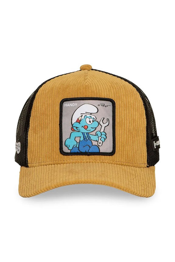 Capslab czapka z daszkiem x Smurf CL.SMU.1.PCT.HANDY brązowy AA00
