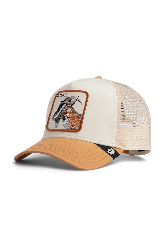 Goorin Bros šiltovka trucker Goat Trucker ostatné béžová 101.2448
