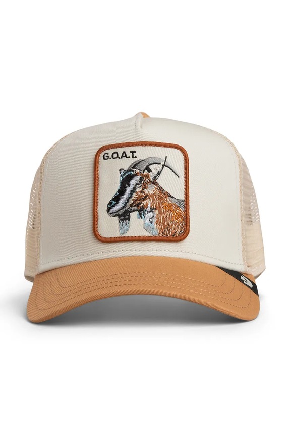 Goorin Bros šiltovka trucker Goat Trucker 101.2448 béžová AA00
