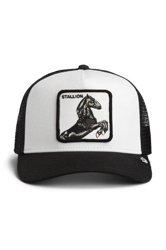 Goorin Bros šiltovka trucker Stallion Trucker 101.2451 biela AA00
