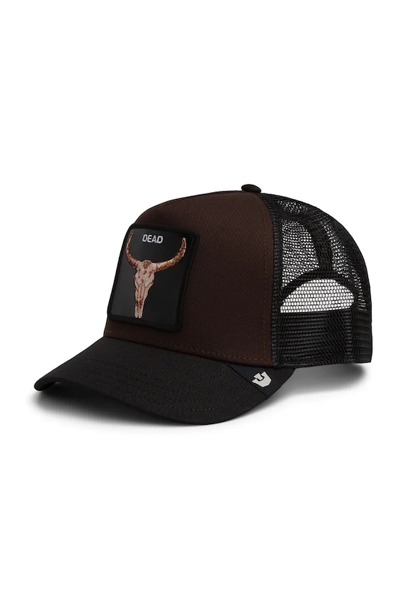 Goorin Bros șapcă masculină de bumbac Dead Skull Trucker maro 101.2995