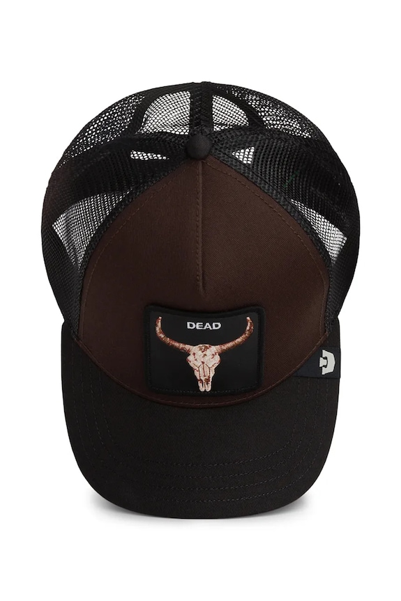 Goorin Bros șapcă masculină de bumbac Dead Skull Trucker 101.2995 maro