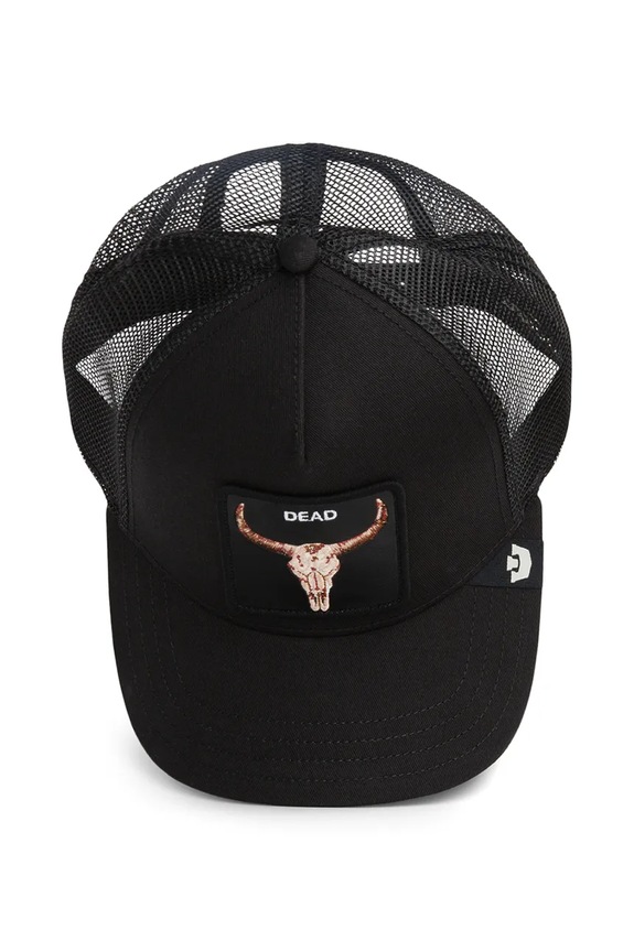 Goorin Bros șapcă bărbătească din bumbac Dead Skull Trucker 101.2995 negru