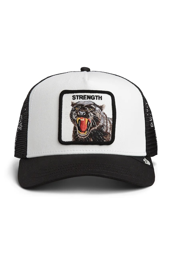 Goorin Bros šiltovka trucker pánska Strength Panther Trucker 101.2998 biela AA00