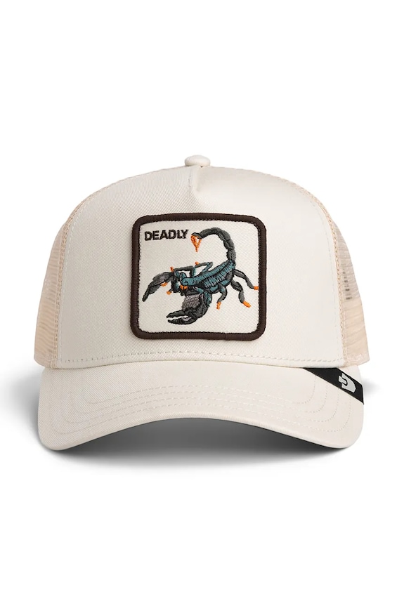 Goorin Bros șapcă trucker de damă Deadly Scorpion Trucker 101.3001 bej AA00