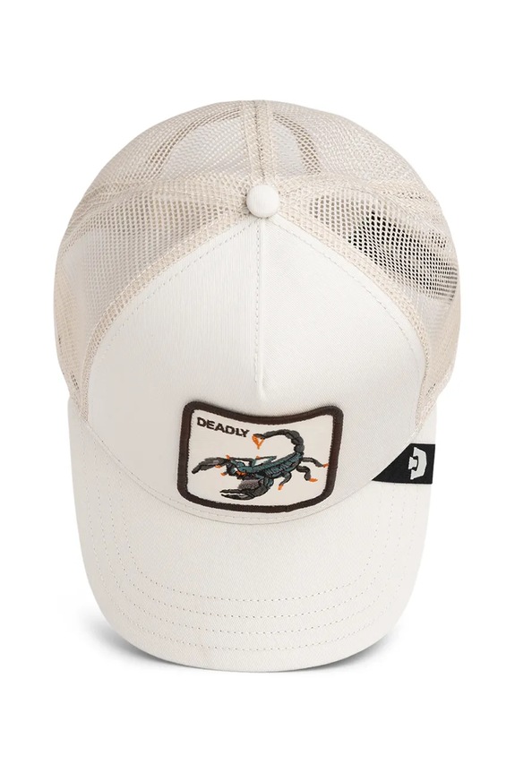 Goorin Bros șapcă trucker de damă Deadly Scorpion Trucker 101.3001 bej
