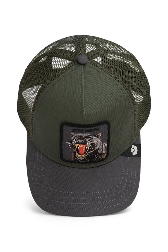 Goorin Bros siltes sapka Strength Panther Trucker 101.3009 zöld