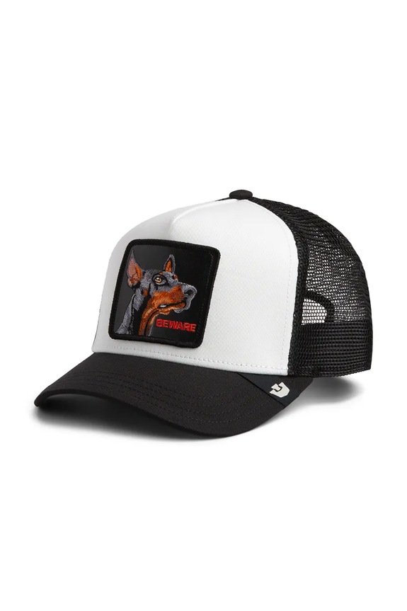 Goorin Bros șapcă Beware Trucker cu modele alb 101.2999