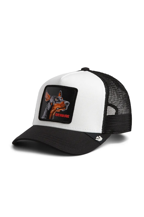 Goorin Bros șapcă Beware Trucker cu modele alb 101.2999