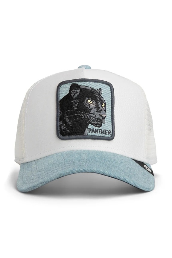 Goorin Bros čiapka so šiltom Denim Panther 101.2958 biela AA00