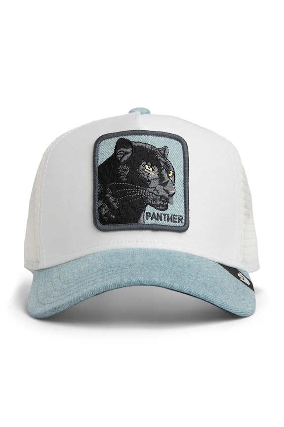 Goorin Bros čiapka so šiltom Denim Panther 101.2958 biela AA00