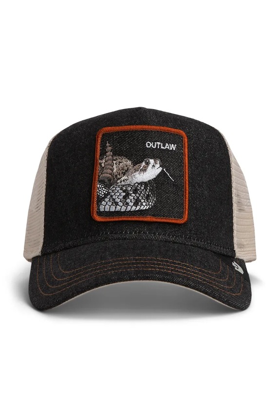 Goorin Bros șapcă Denim Snake 101.2960 negru AA00