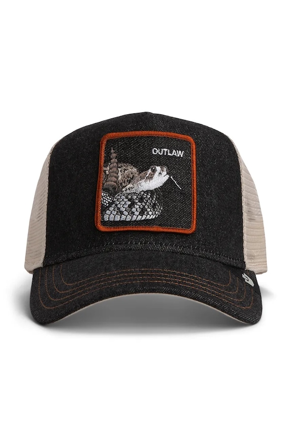 Goorin Bros șapcă Denim Snake 101.2960 negru AA00