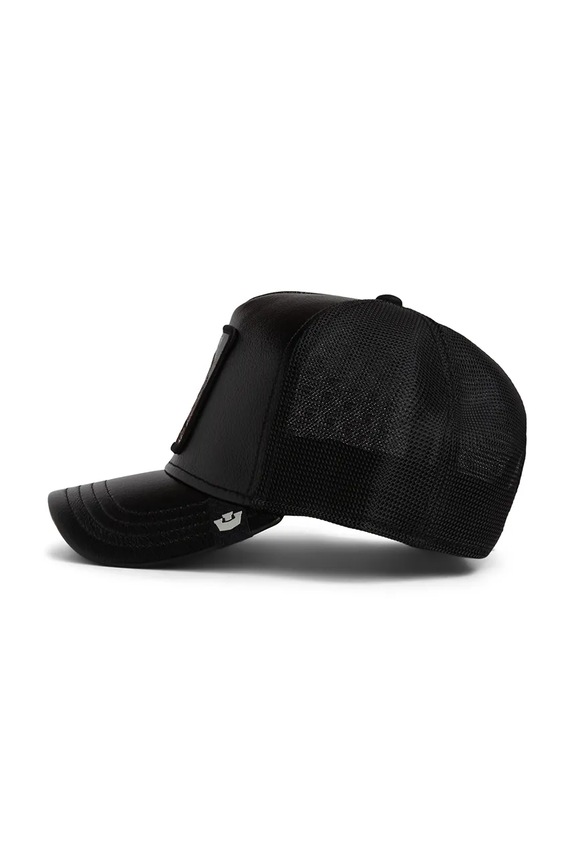 Doplnky Goorin Bros šiltovka trucker Faux Leather Panther 101.2943 čierna