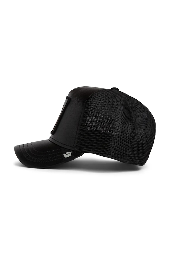 Doplnky Goorin Bros šiltovka trucker Faux Leather Panther 101.2943 čierna