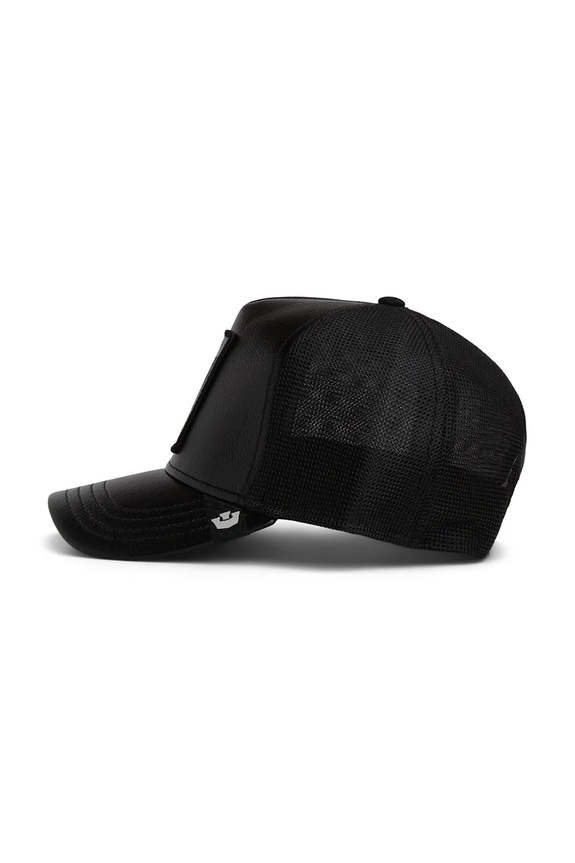 Doplnky Goorin Bros šiltovka trucker Faux Leather Sheep 101.2945 čierna