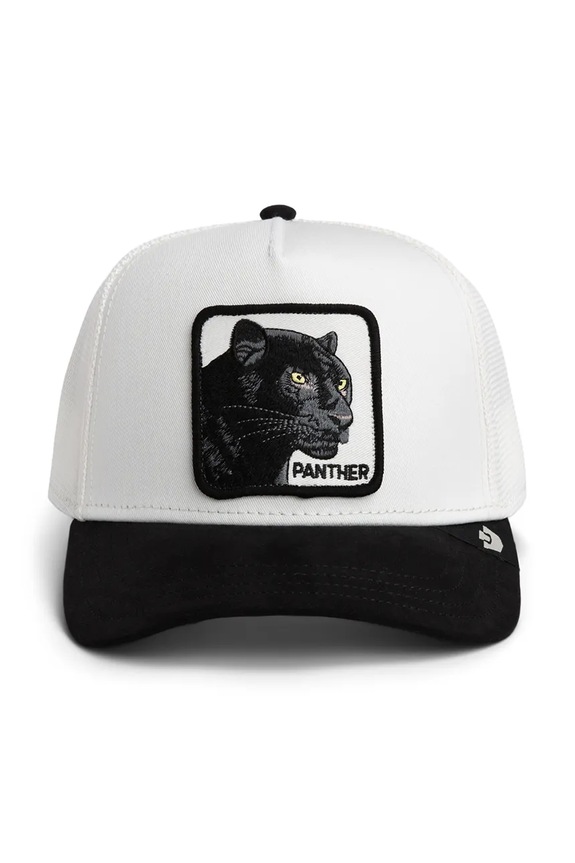 Goorin Bros trucker cap Suede Black Panther 101.2961 alb AA00