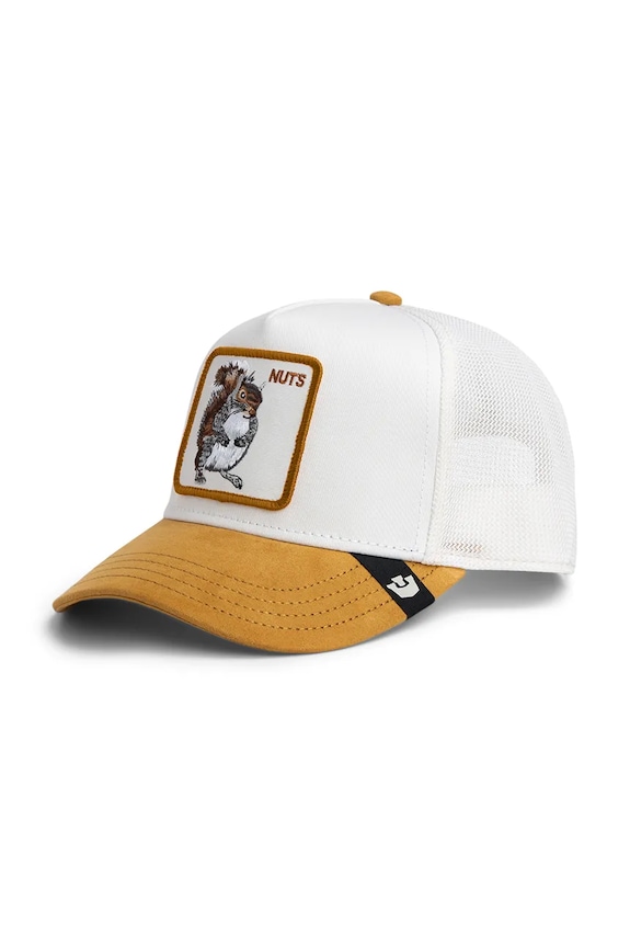Goorin Bros șapcă Suede Squirrel cu modele alb 101.2964