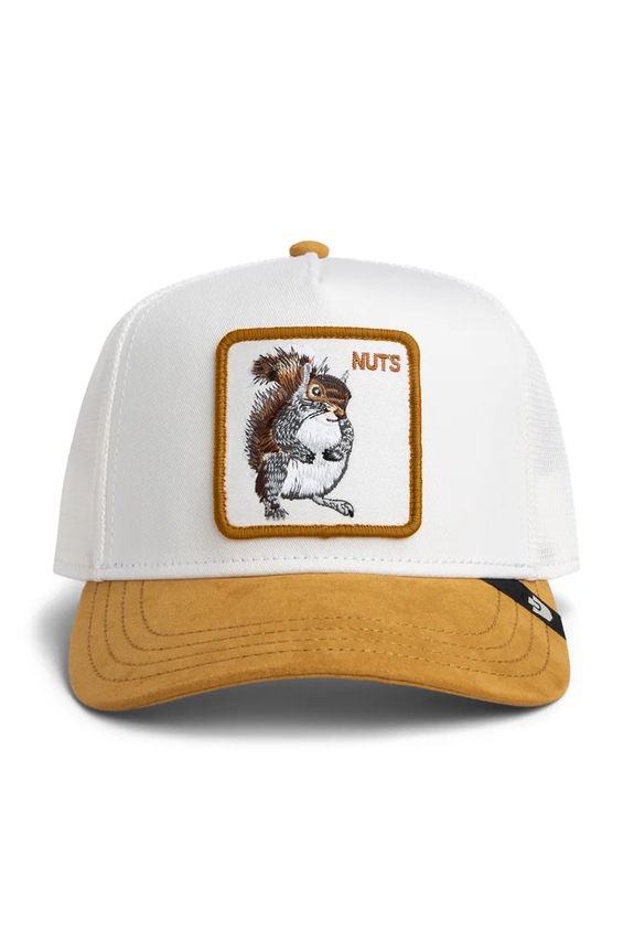 Goorin Bros șapcă Suede Squirrel 101.2964 alb AA00