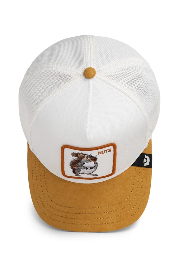 Goorin Bros șapcă Suede Squirrel 101.2964 alb