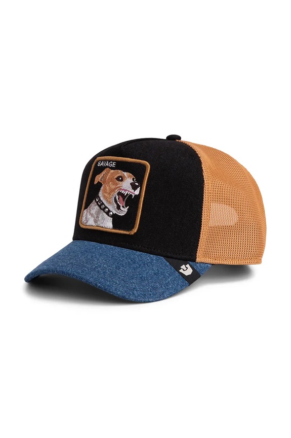 Goorin Bros šiltovka trucker Savage Dawg čierna 101.2669