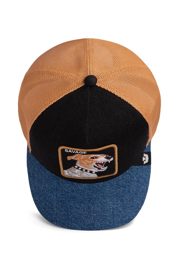 Goorin Bros šiltovka trucker Savage Dawg 101.2669 čierna