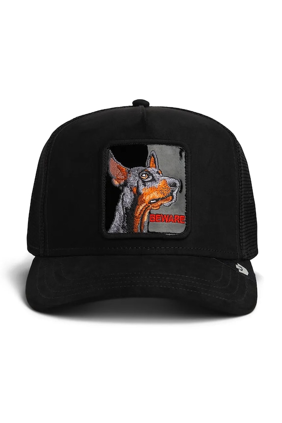 Goorin Bros șapcă Black Out Doberman 101.2981 negru AA00