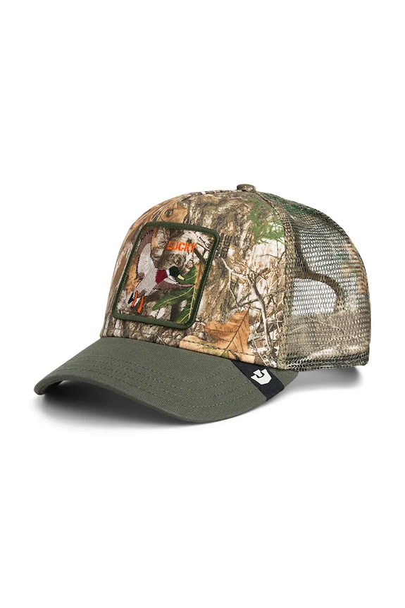 Goorin Bros șapcă Realtree Edge Lucky Duck cu modele maro 101.2985