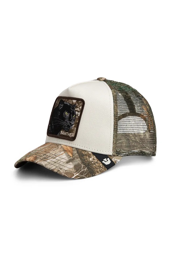 Goorin Bros șapcă Realtree Edge Black Panther cu modele alb 101.2987