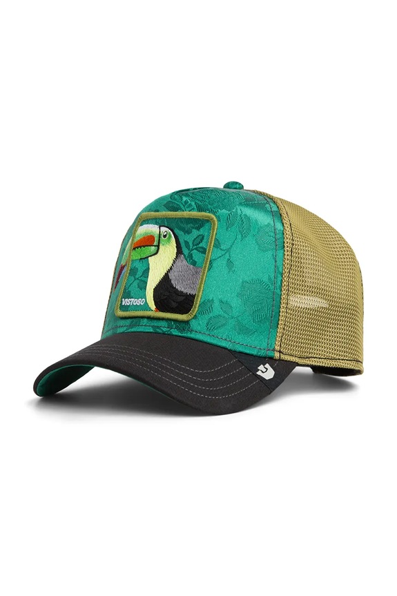Goorin Bros șapcă Belize Toucan cu modele turcoaz 101.2685