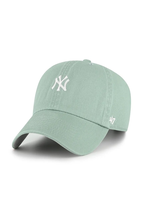 Bavlnená šiltovka 47 brand MLB New York Yankees bavlna sivá B.BSRNR17GWS.K2