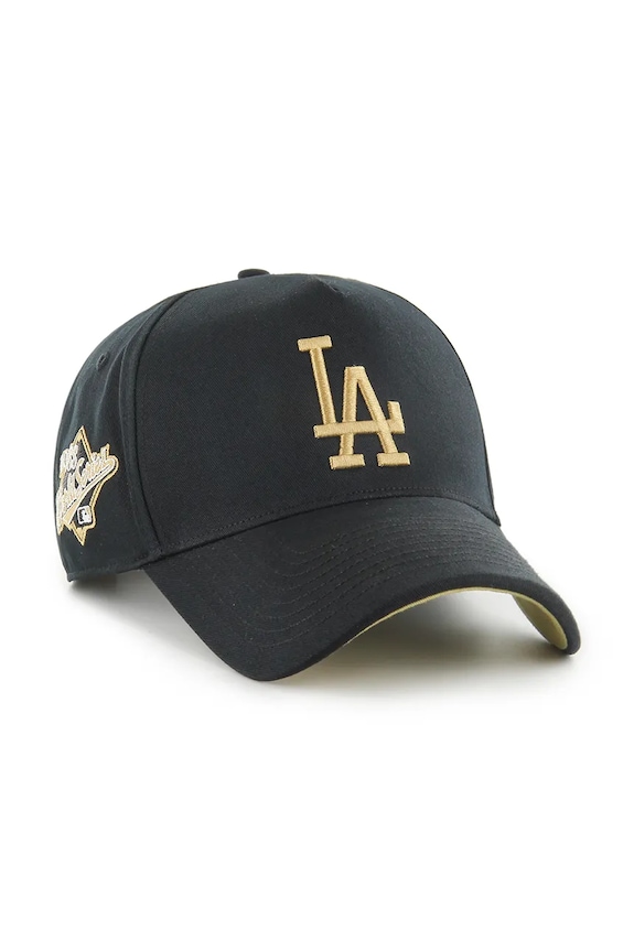 47 brand czapka z daszkiem bawełniana MLB Los Angeles Dodgers BCWS.MDTTC12GWP.BK88 czarny AA00
