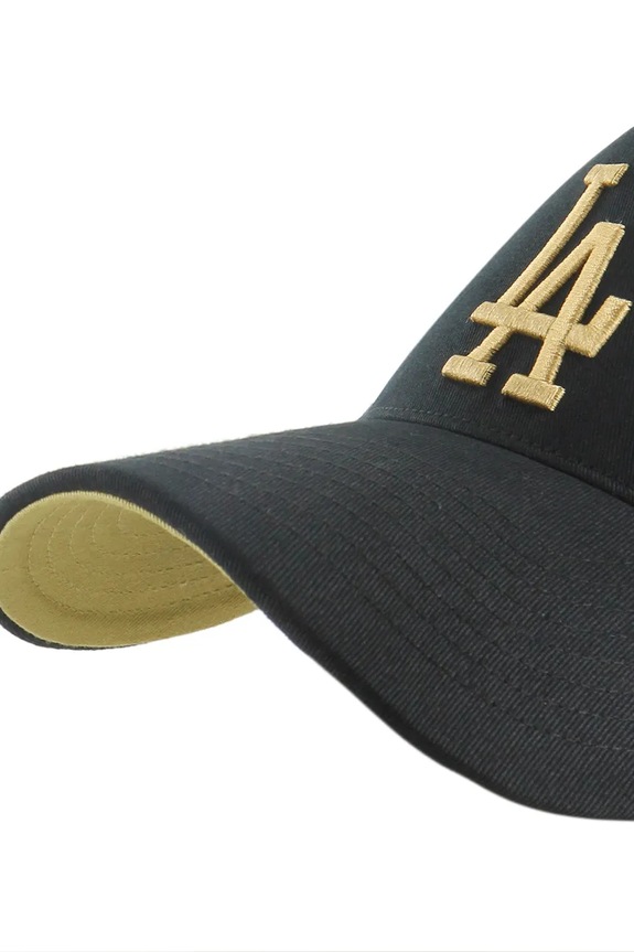 Akcesoria 47 brand czapka z daszkiem bawełniana MLB Los Angeles Dodgers BCWS.MDTTC12GWP.BK88 czarny