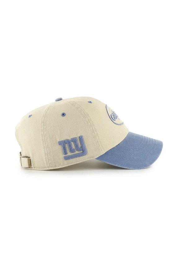 Αξεσουάρ Βαμβακερό καπέλο του μπέιζμπολ 47 brand NFL New York Giants F.BRKTL21DHS.K0 μπεζ