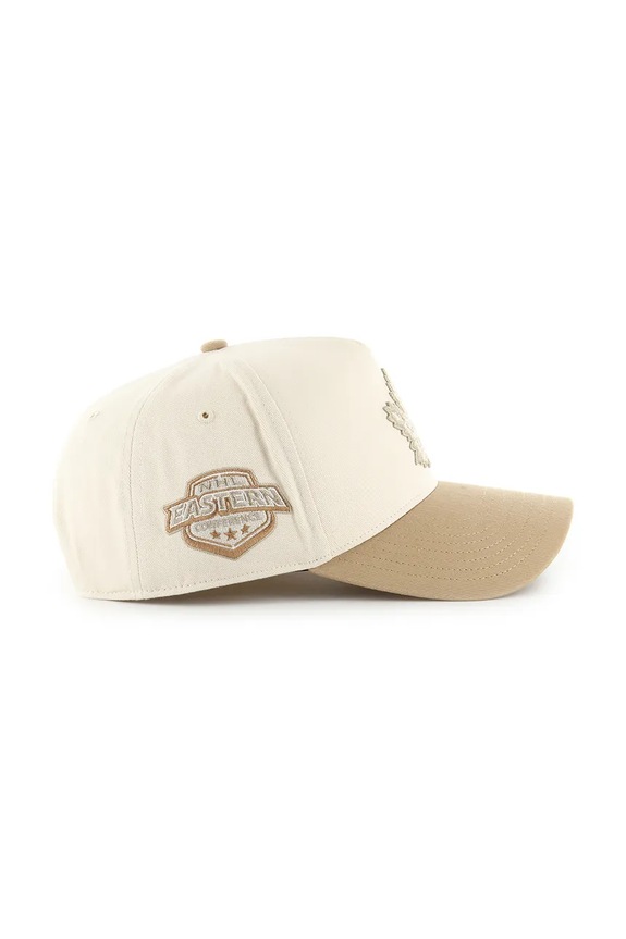 Akcesoria 47 brand czapka z daszkiem bawełniana NHL Toronto Maple Leafs H.MDTTC18GWP.NT beżowy