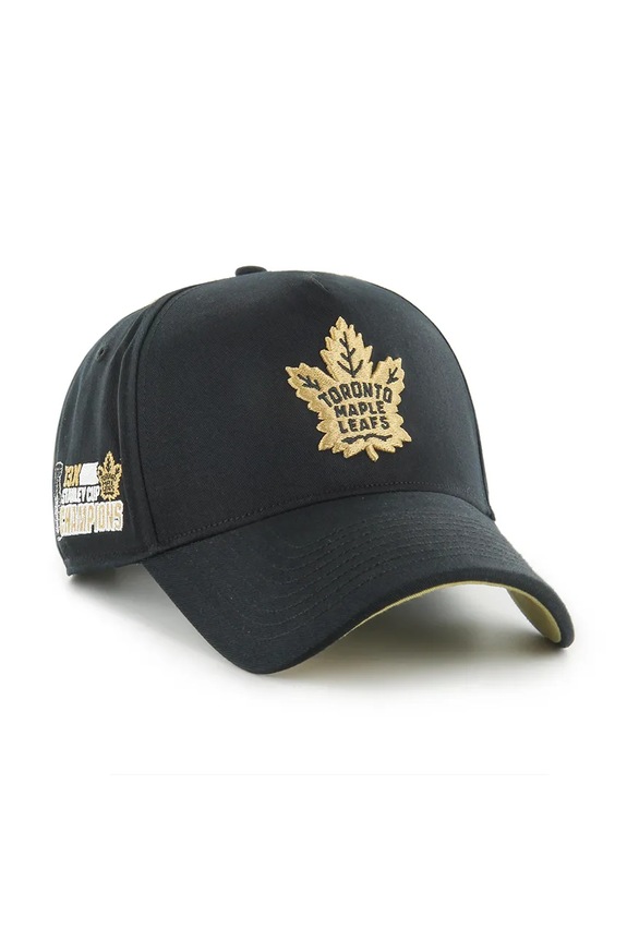 47 brand czapka z daszkiem bawełniana NHL Toronto Maple Leafs HSC.MDTTC518GWP.BK17 czarny AA00