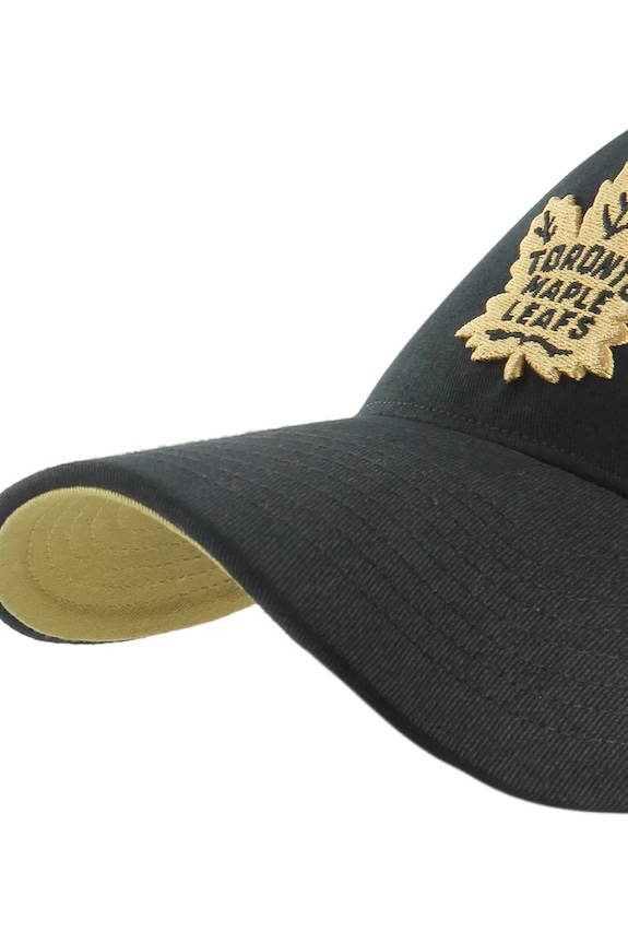 47 brand czapka z daszkiem bawełniana NHL Toronto Maple Leafs czarny HSC.MDTTC518GWP.BK17