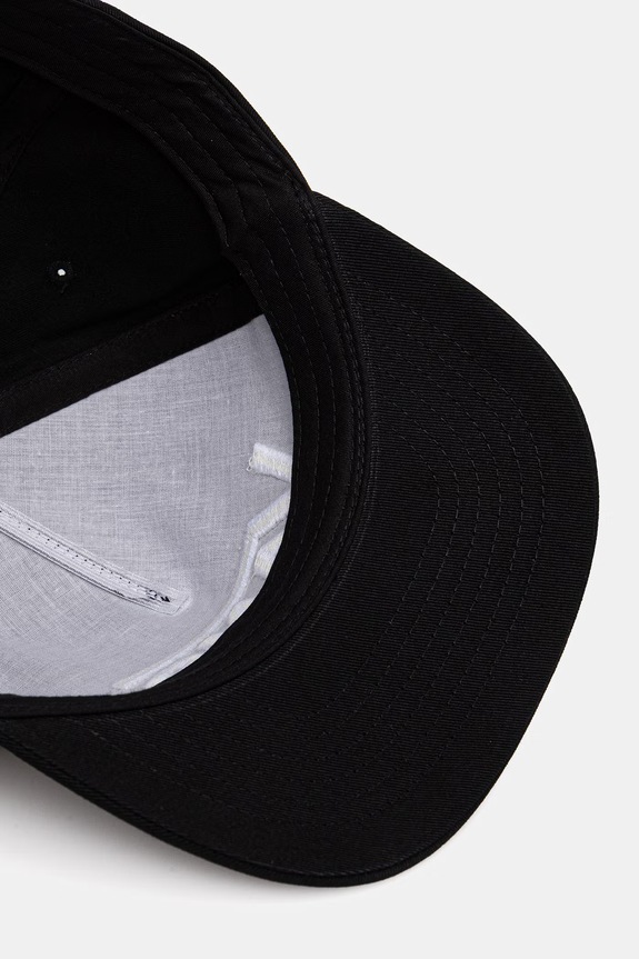Vans bejzbalová čiapka bavlnená čierna VN000QAHBLK1