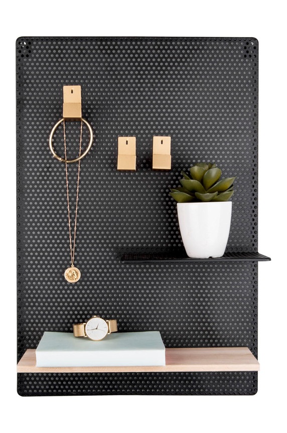 Present Time fali rendszerező fekete PT3442BK