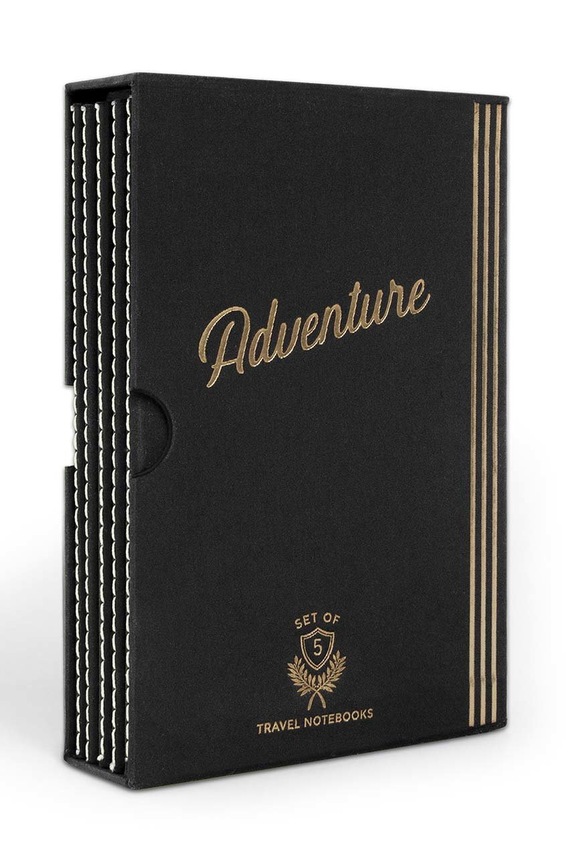 Designworks Ink zestaw notatników podróżnych Adventure Box (5-pack) czarny JTBS.1001EU