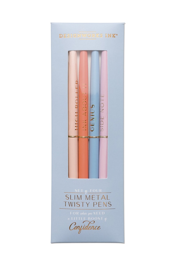 Designworks Ink zestaw długopisów Twistly Slim (4-pack) multicolor DPSM.2023EU