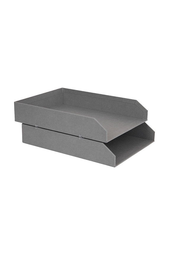 Bigso Box of Sweden Organizer pentru documente Hakan (2-pack) 789254101N gri AA00