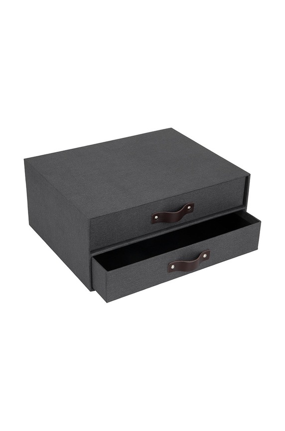 Bigso Box of Sweden organizer na dokumenty Birger 9431C6849LEA648 czarny AA00