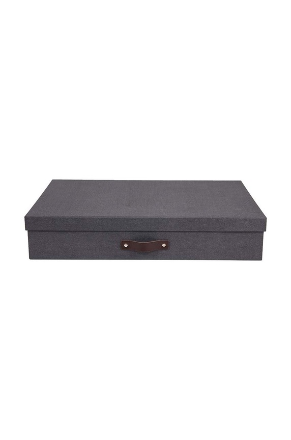 Bigso Box of Sweden pudełko do przechowywania Sverker czarny 9341C6849LEA648