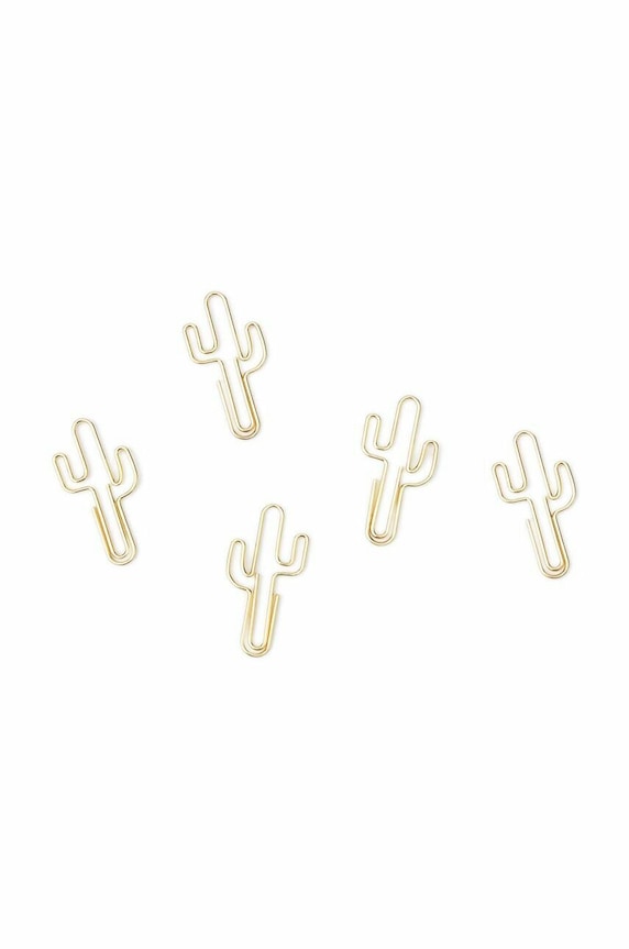 Luckies of London zestaw spinaczy biurowych 5-pack multicolor GW.CLIPCACTUS1