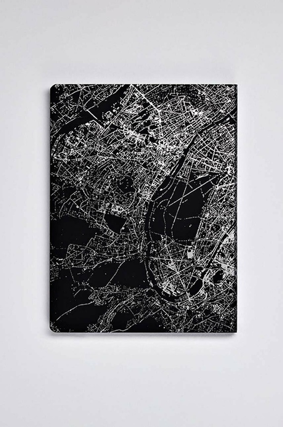 Nuuna notanik Paris Silver L 53627 czarny AA00