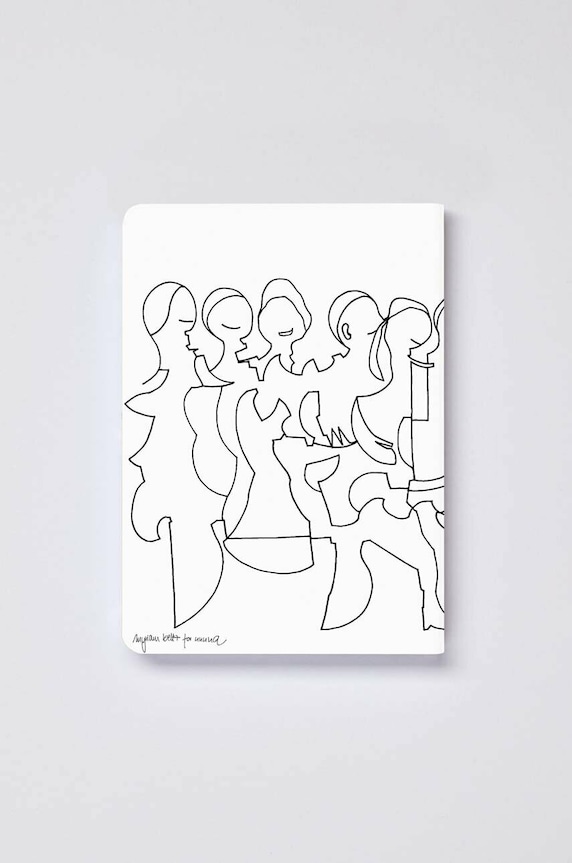Nuuna jegyzetfüzet Friends by Myriam Beltz S 55485. fehér AA00